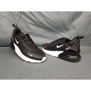 Nike Boys Air Max 270 (PS) Sneakers Mesh Black White Size 11c NEW NO BOX!